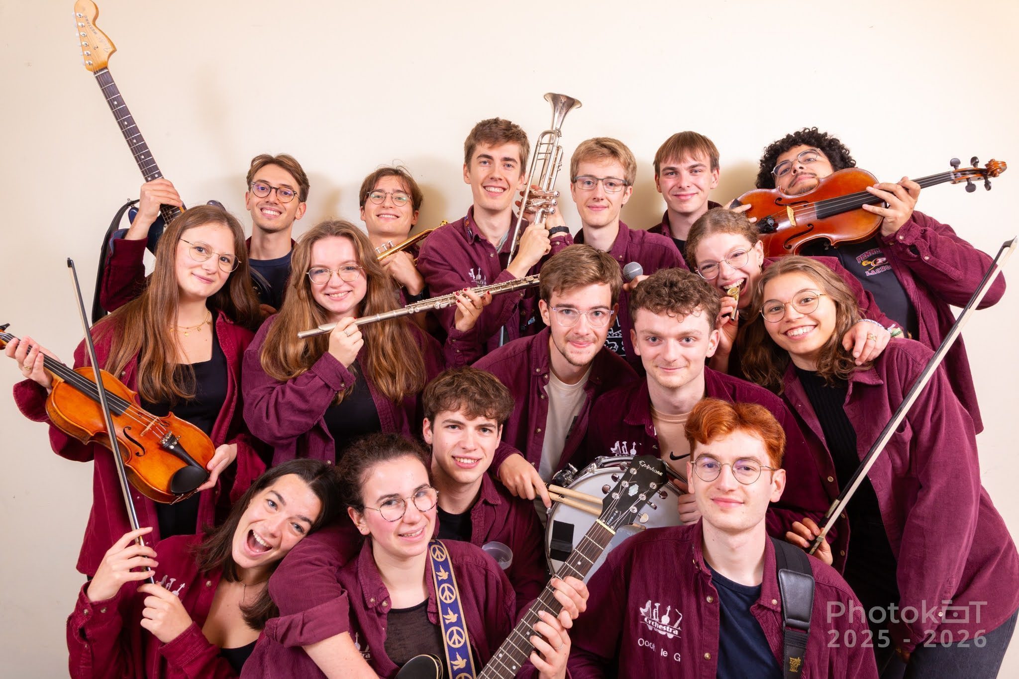 L'équipe de l'OrchestraKot au complet